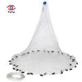 Yatai Hot Hand Cast Net Lead Drops 0.65*0.65cm Monofilament Fishing Net
