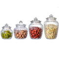 650ml 1250ml 2000ml 2200ml Large Glass Pickle Jar Food Grade Storage Jar with sealed Glass Lid for Kitchen
