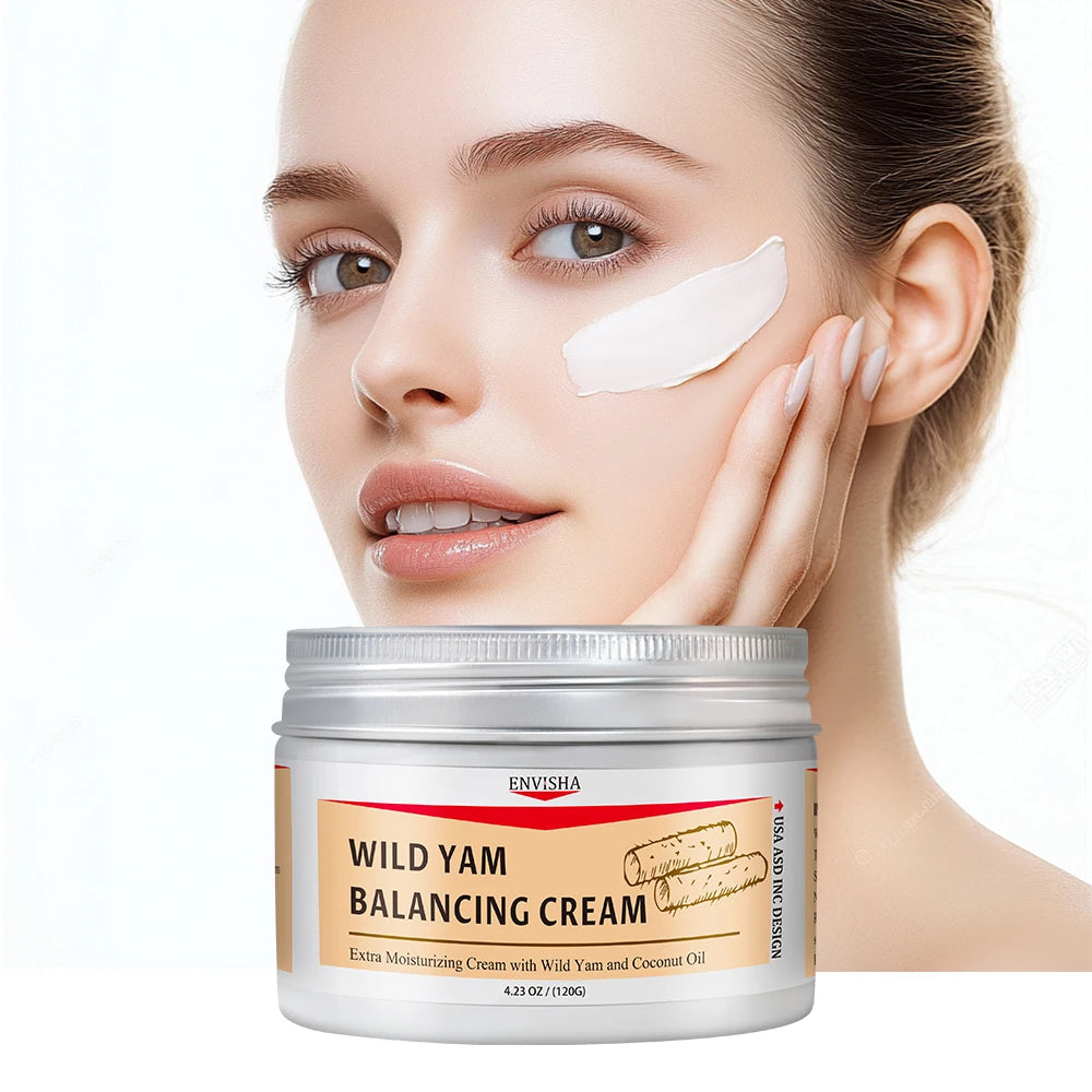 Wholesale Organic Vegan Moisturizing Face Care Cream Wild Yam Balancing Cream for All Skins Care