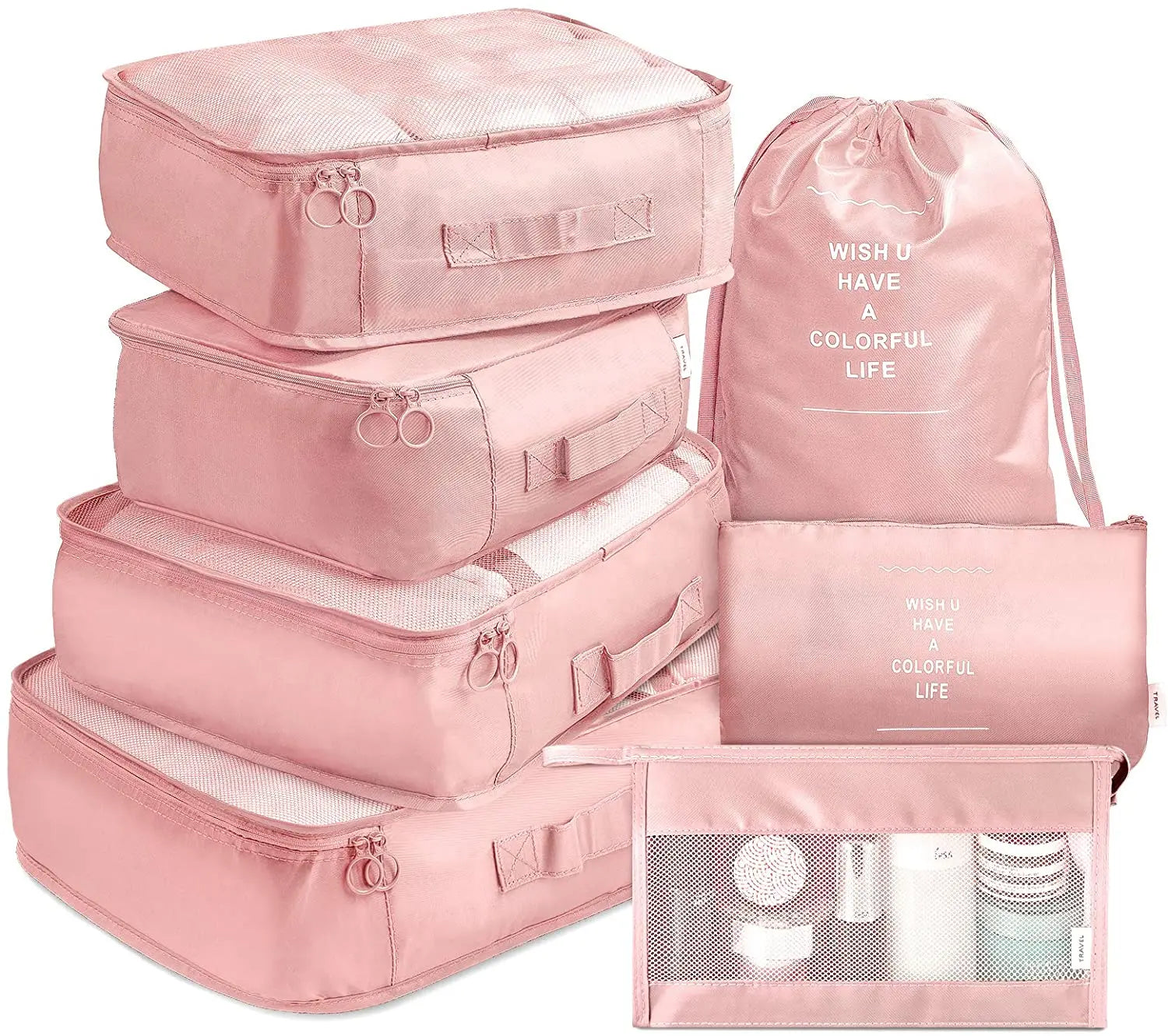 Packing Cubes 7 Pcs Travel Packing Cubes