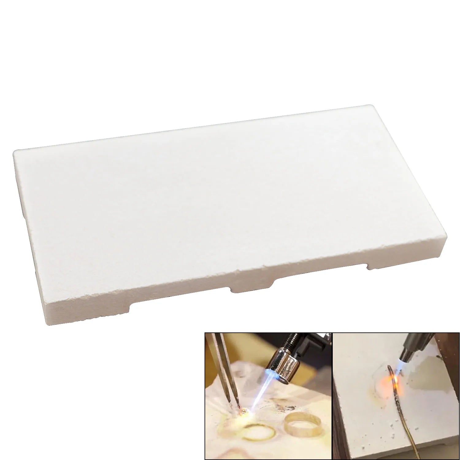 Wholesale 4"x5" 4"x10" Fire Brick for Gold Silver Welding Jewelry Processing Mold Insulating Soldering Plate Tool Able Model