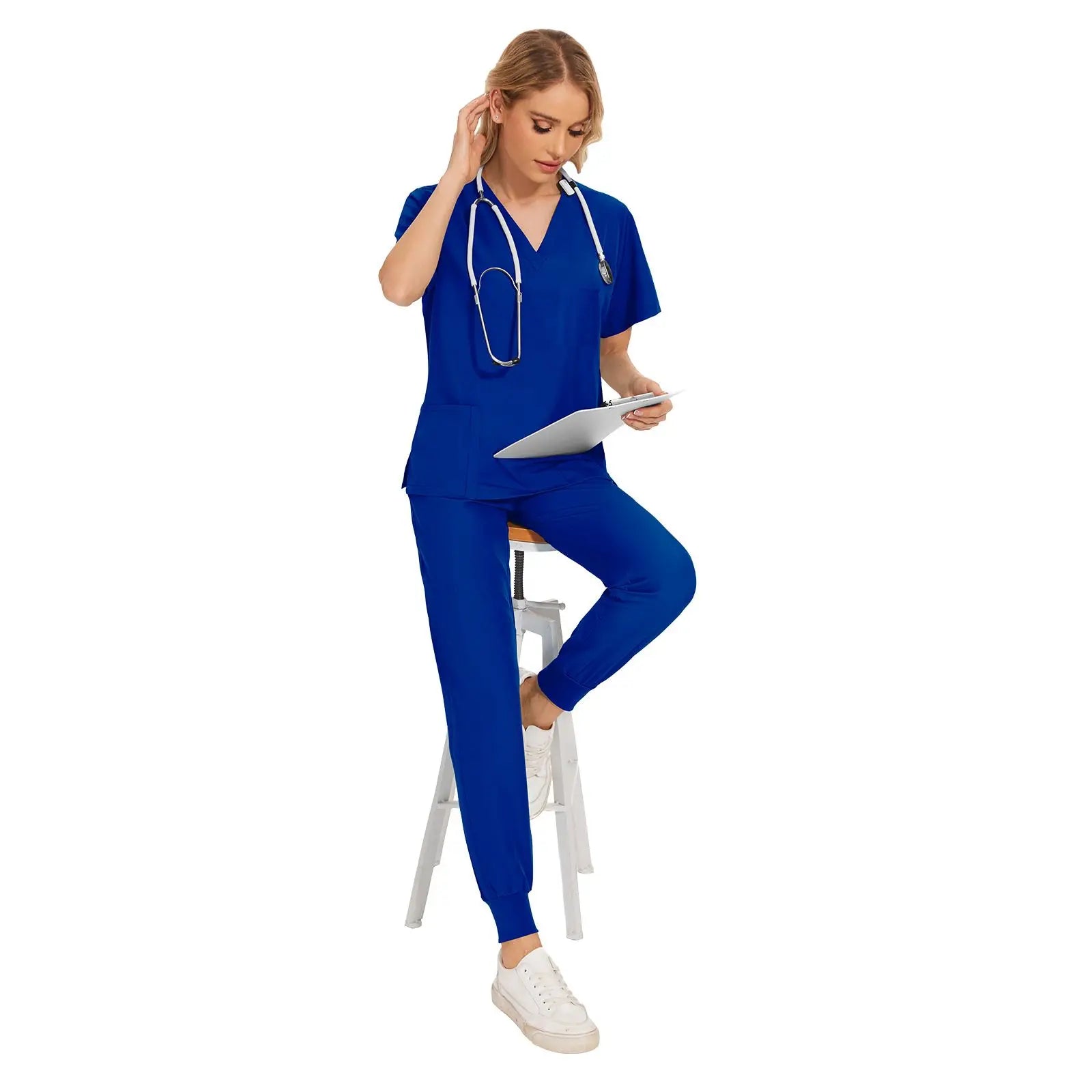 42109 in Stock Royal Blue Scrub Nurse Watch Fob Nurse Heat Transfer Baby Nursing Cushion Clothes