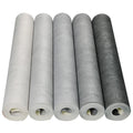 Plain Solid Grey PVC Wallpaper Home Decor Wall Coating Paper Rolls