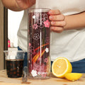 Olovn 16oz Plastic Reusable Boba Tea Tumbler with 12mm Straw Eco-Friendly Modern Design for Business Gifts & Bubble Tea Lovers