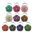 Deepeel B1-37 Custom Rose Flower Bag Hanger Hook Folding Handbag Hanger