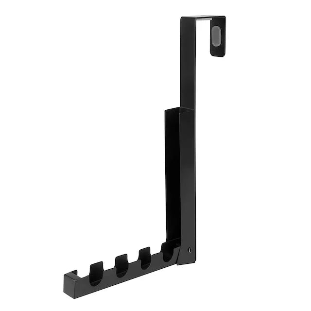 Stainless Steel Extra Long Shower Door Hook - 4 Hangers for Towels  Robes Bathroom Space Saver