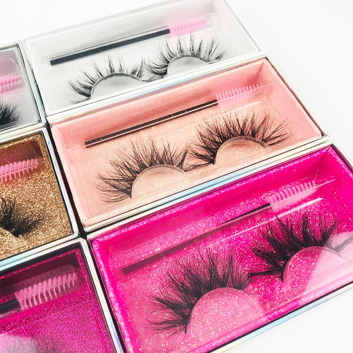 Wholesale Empty Eyelash Packaging Box False Eyelash Holder Box Factory Custom High-grade Eyelash Box
