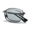 Unisex Custom Designer Polarized Night Vision Sunglasses Discoloration Black Gold Metal Framework Tac/Glass Lens Light Weight