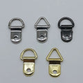 25*12mm 26*10mm D Ring Triangular Ring Iron Black Gold Silver Nickel-plated Brass-plated Galvanized Picture Frame Hanger Box