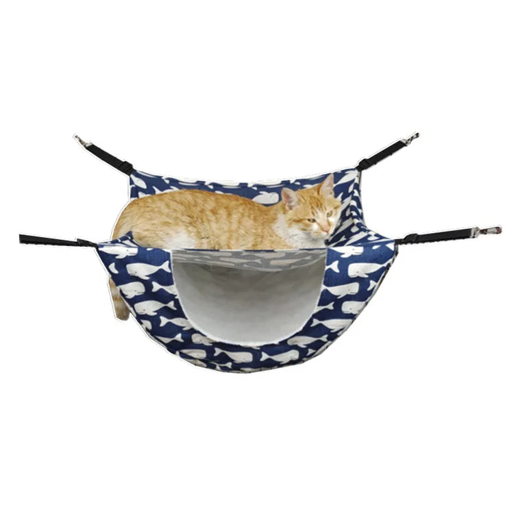 Hanging Cat Hammock for Pet Cage Soft Cotton Cats Bed House Hammocks Winter Warm Hamster Kitten Chair Hot Cushion Mat for Pet