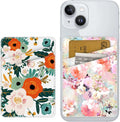 Custom Fashion Cell Phone Credit Card Holder 3m Stick PU Phone Wallet