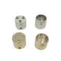 Light Gold 14mm Round Cord End Bag Accessories Metal Zipper Cord End
