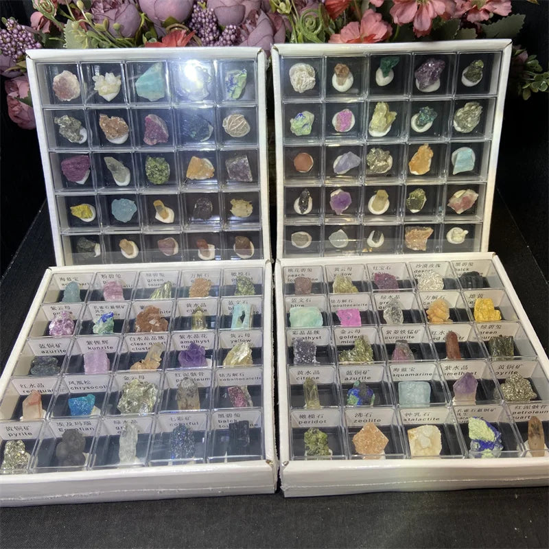 Wholesale Natural Healing Crystal Raw Stone Rough Mineral Specimen Box for Souvenir