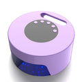 2024 Hybrid Cordless Rechargeable Uv Led Nail Lamp Purple 54w Professional Nail Dryer Curing Manicure Lamp with Rhinestones