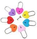 Wholesale Long Shackle Padlock for Wedding Heart Shaped Padlock Key Lock for Gift