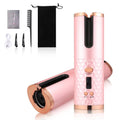 Portable 48W Professional Salon Hair Curler Auto Ceramic Wireless LCD PTC Safety Rechargeable Rotating Hair Styler
