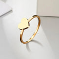 Fashion Custom Engraved Logo Signet Rings Stainless Steel Personalized Ring Anniversary Jewelry Gift for Lover Family
