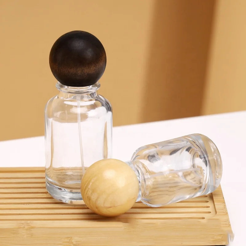 Ready Stock Shiningpak Glass Parfum Bottle 50ml Empty Cylindrical for Lids Pump Sprayer