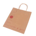 Factory Custom Kraft Paper Twisted Handle Shopping Carrier Bag Tongcheng OZIS
