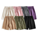 Custom Loose Fit Shorts Mens Casual Drawstring Cargo Shorts