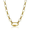 Wholesale New Vintage Irregular Bracelet and Necklace Set Sliver and Gold 45.5cm Necklace 19.5cm Bracelet for Women Man
