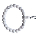 Natural Gemstone Hand-made Healing Howlite Buddha Beads Bracelet