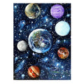 The Vast Universe Planets Diy 5d Diamond Painting Kits for Bedroom Wall Decor Mosaic Square Round Drill Diamond Embroidery