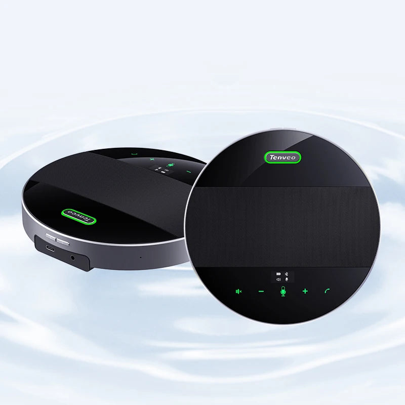 TEVO-M5B BT5.0 4-Mic Array Wireless Microphone Speaker Conference Speakerphone Touchscreen Audio Video Conferencing System 14
