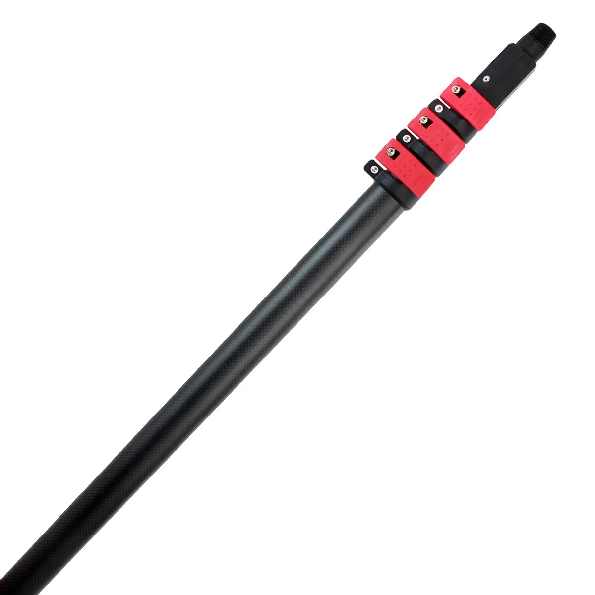 For 50% Carbon Fiber Telescoping Extension Rod Eco-Friendly Sponge Handle Flip Cam Locking for Window Solar Panel Cleaning