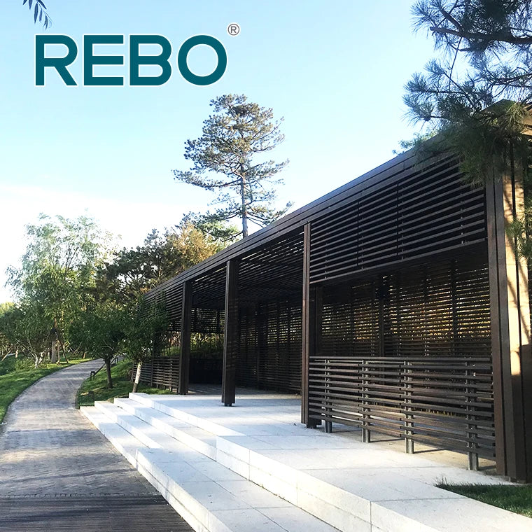 Modern Outdoor Wall Cladding Panel Hot Sale Waterproof Bamboo Siding Anti-Static Fireproof Graphic Design Solution