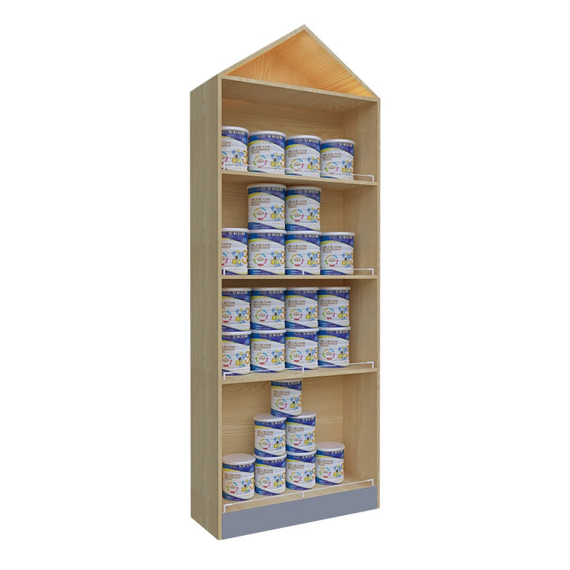 Baby Shop Shelves Customized Metallic Light Duty Single Sided Display Stand Simple and Beautiful Style Rack