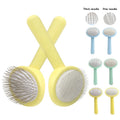Factory Wholesale Custom Logo Two Types Cat Pin Cleaning Brush Dog Pet Grooming Slicker Brush