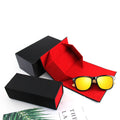2025 Multi-color Choose Sunglasses case PVC Outside Velvet Inside Foldable Cases Estuche Gafas