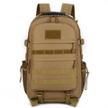 45L Custom Camo Tactical Backpack MOLLE Assault Rucksack for Mountain Hiking & Bug Out Waterproof Travel Backpack with 600D