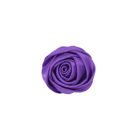 Best Quality Silk Satin Handmade Fabric Flower With Beads Center