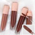 New Low Moq Waterproof Brown Matte Lipgloss Professional Romantic Private Label Long Lasting Dark Color Liquid Lipstick