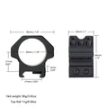 Ohhunt Optics Accessories 25.4 / 30mm Rings Center Height 0.83inch Base Scope Mount