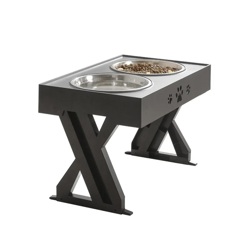 Hot Sale Pet Lift Feeding Table Stainless Steel Bowl Drinking Adjustable Table Food Basin Dog Bowl