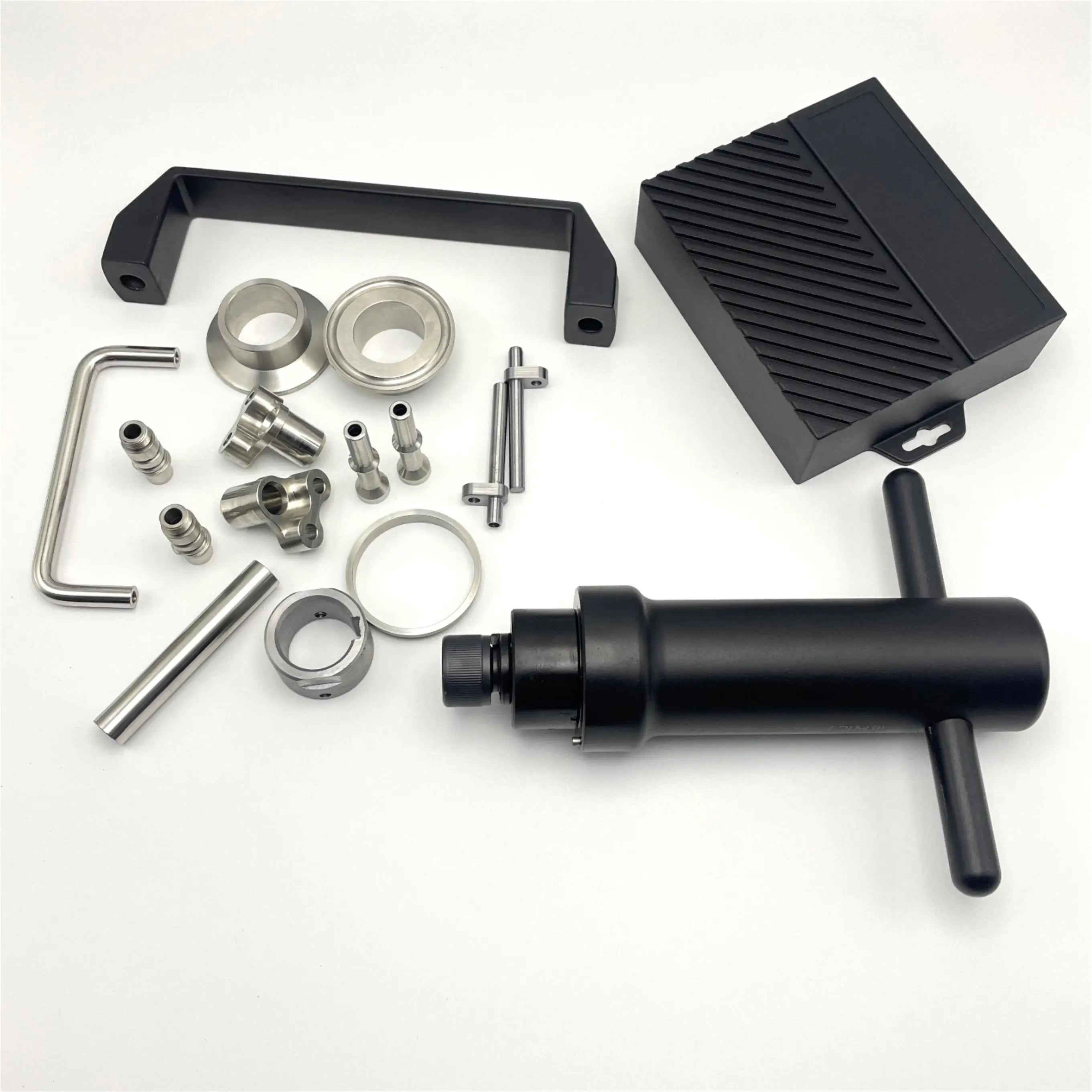 Custom Low Volume CNC Accessories Machining Services Precision Non-Standard Metal Auto Piston Parts Stainless Steel Material