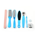 Spot Goods 8 in 1 Foot File Family Nursing Set Dead Skin Planer Dead Skin Calluses Pedicure Tool Set