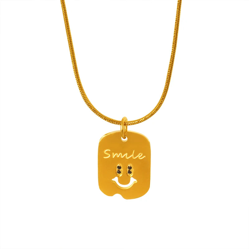 Hot Selling  Pendant Stainless Steel Waterproof Necklace for Women