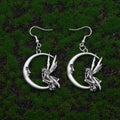 Custom Mysterious Witch Moon Elf Fairy Dropped Ear Earrings for Women Charming Birthday Gift