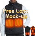 Manufactures Wholesale USB 5V Heating Vest Winter Windproof Breathable Lightweight Sleeveless Zipper Smart Casual Heated Jacket