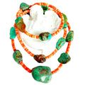 Natural Turquoise spiny oyster  925 sterling silver handmade natural turquoise Necklace anniversary gift