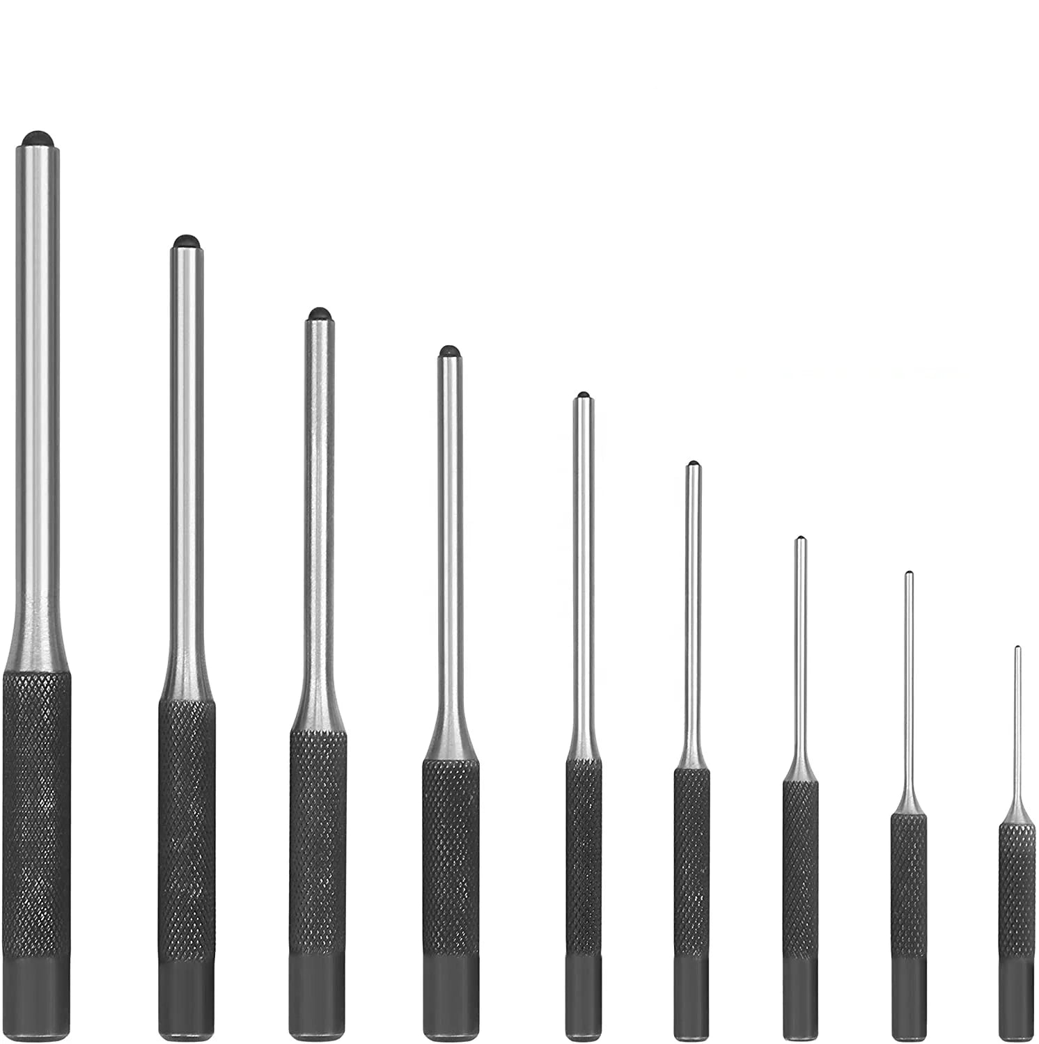 9 Pieces Roll Pin Punch SetKit Removing Repair Tool With Holder