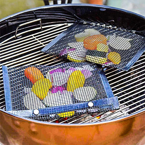 Fast Delivery Daily Use Fire Retardant Cooking  BBQ Grill Mesh Bag