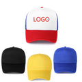 Custom Logo Embroidery Trucker Hat 5 Panel Polyester Hat for Sublimation Foam Mesh Baseball Cap With Logo Blank Trucker Hats