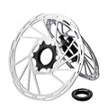 IIIPRO 140/160/180/203mm Steel Disc Brake Rotor Center Lock Heat Dissipation Cooling Disk for MTB & Road Bike
