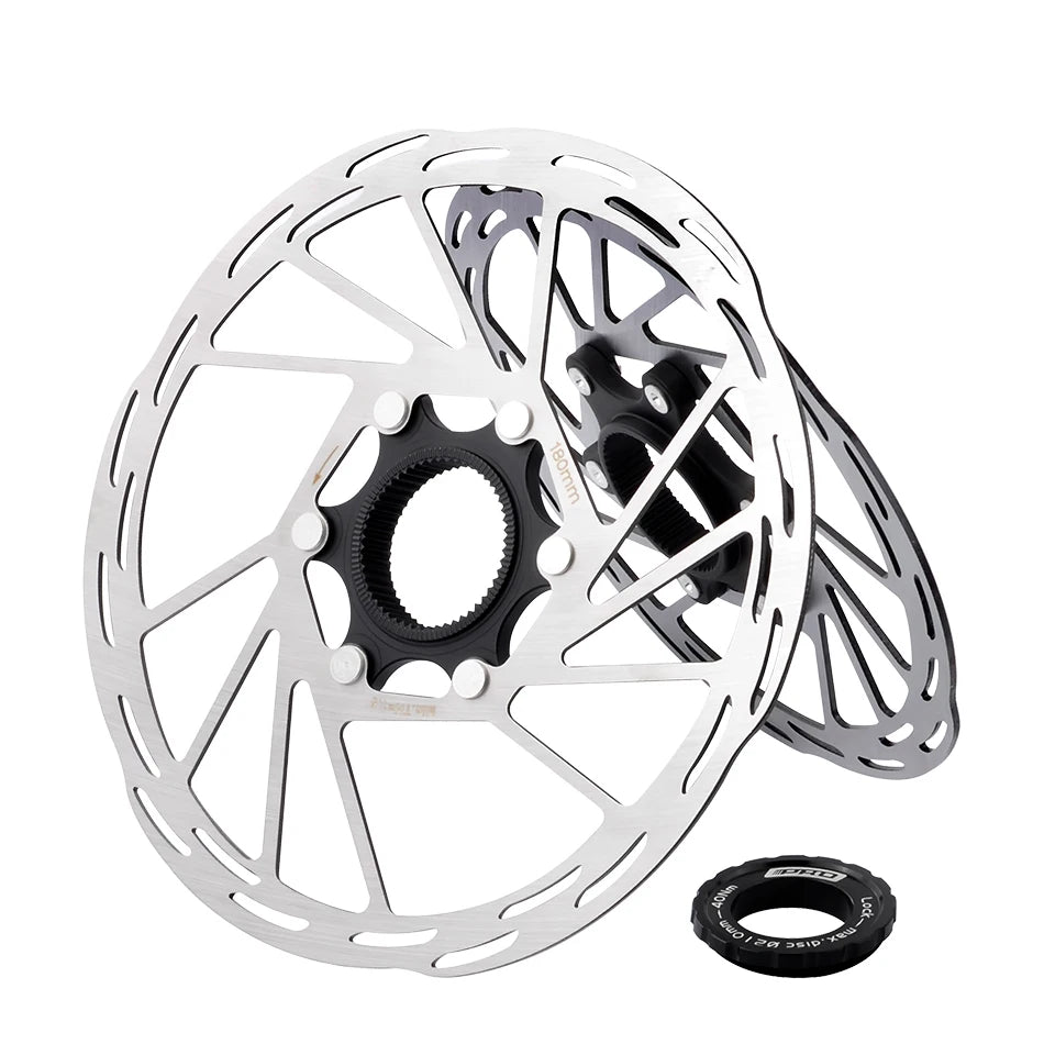IIIPRO 140/160/180/203mm Steel Disc Brake Rotor Center Lock Heat Dissipation Cooling Disk for MTB & Road Bike