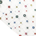 0.4mm Roll Transparent Vinyl Jelly PVC Fabric Leather With Sliver Holographic Foil  for Bags Bows DIY
